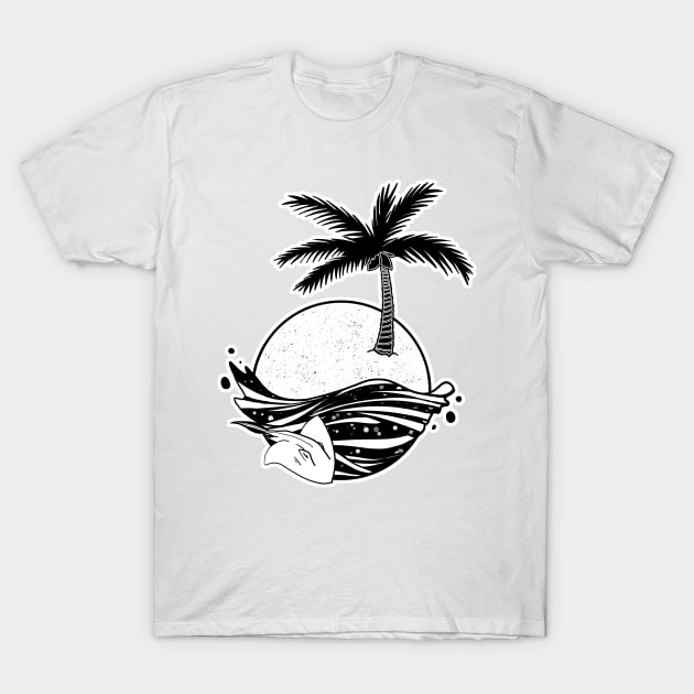 Tropical Island T-Shirt by AquaDuelist